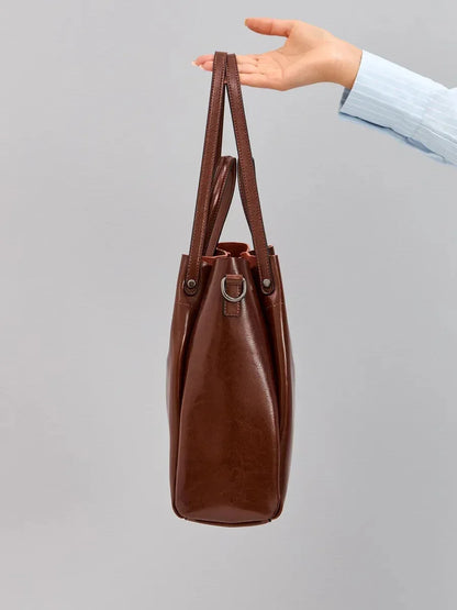 Leder Shopper "Aster" - TOLLzWOOD