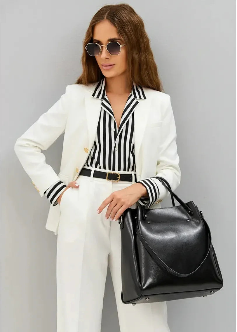 Leder Shopper "Aster" - TOLLzWOOD