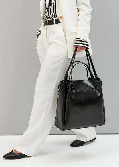 Leder Shopper "Aster" - TOLLzWOOD