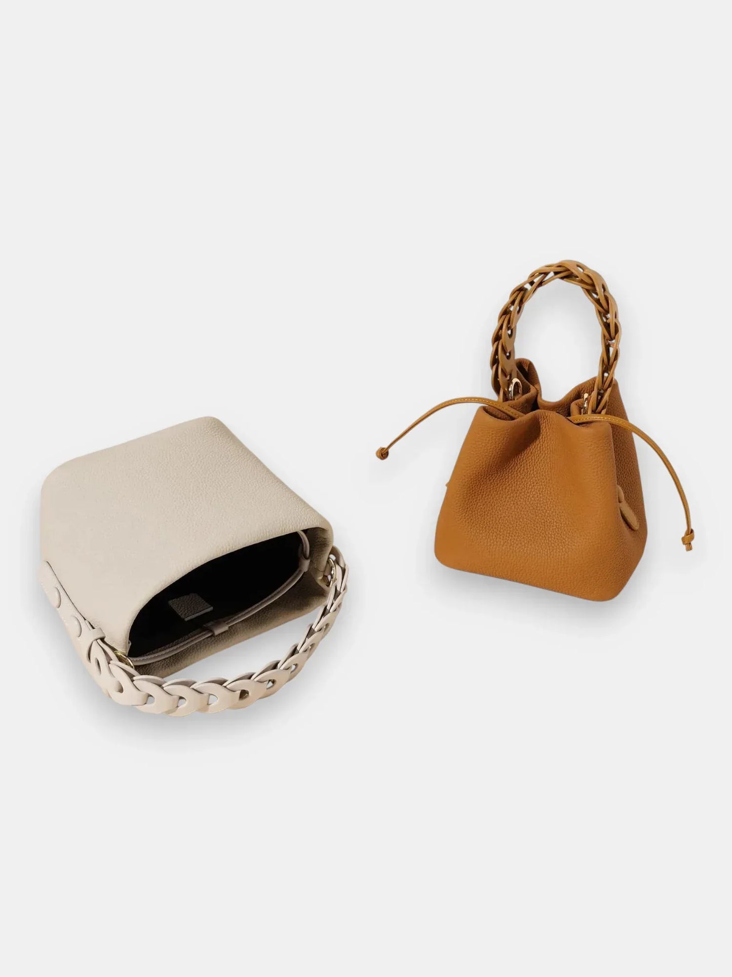 Leder Handtasche "Narzisse" - TOLLzWOOD