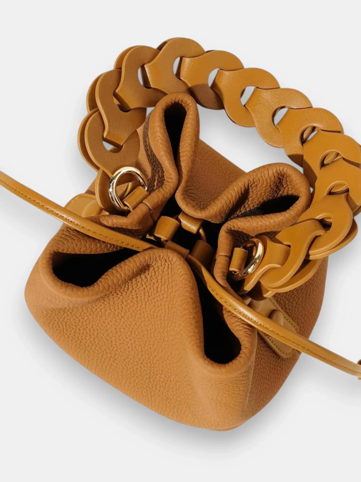 Leder Handtasche "Narzisse" - TOLLzWOOD