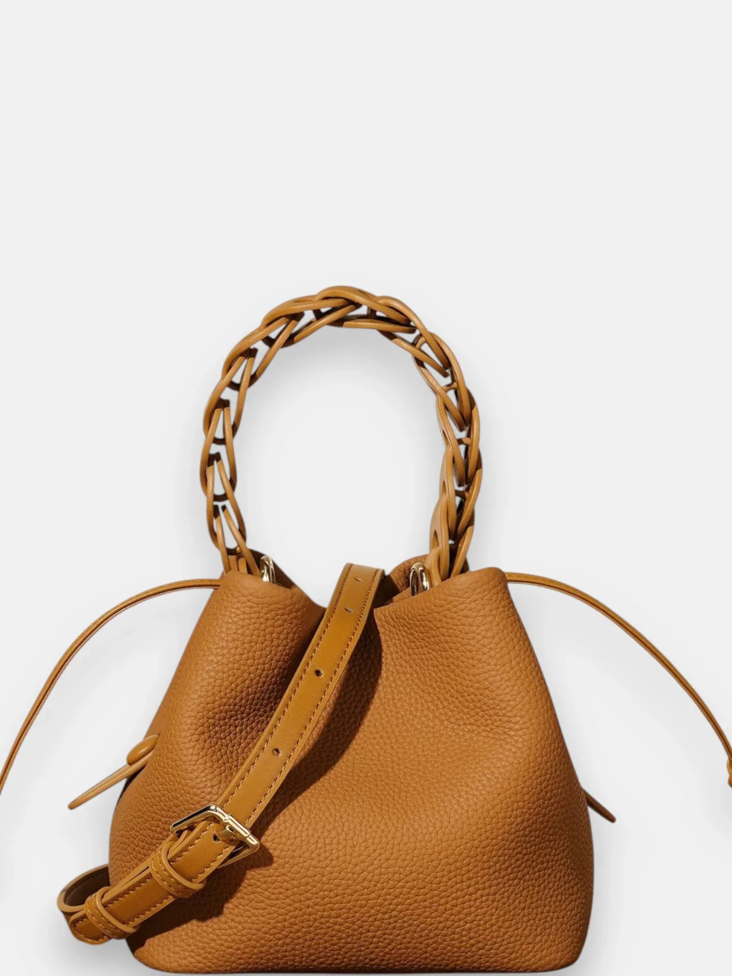 Leder Handtasche "Narzisse" - TOLLzWOOD