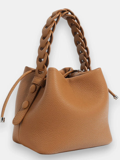 Leder Handtasche "Narzisse" - TOLLzWOOD