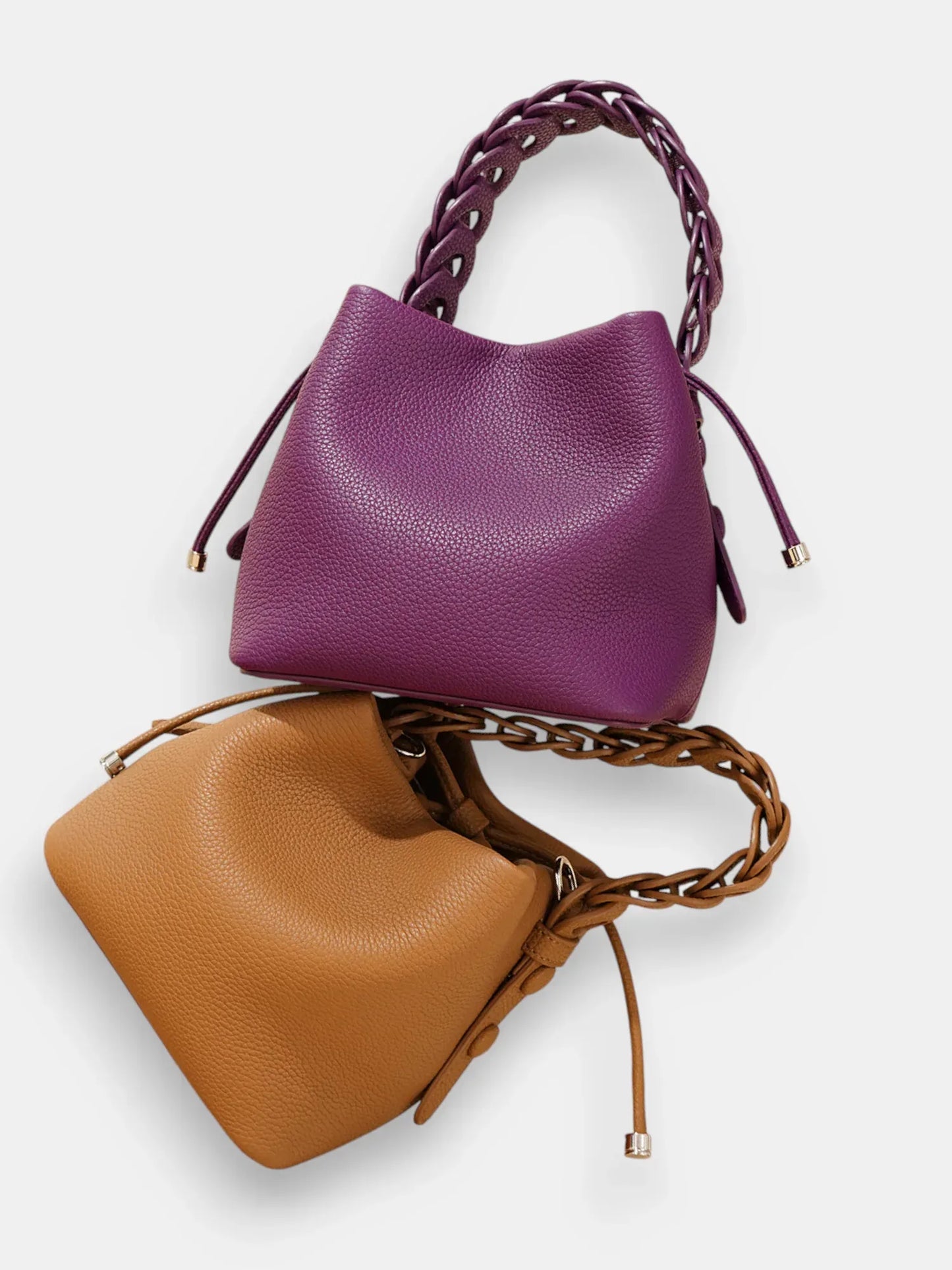 Leder Handtasche "Narzisse" - TOLLzWOOD