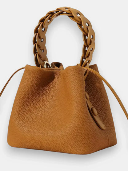 Leder Handtasche "Narzisse" - TOLLzWOOD