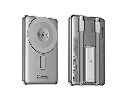 REMAX Magnetische Wireless Powerbank 5000mAh mit faltbarem Ständer - TOLLzWOOD