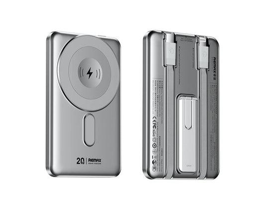 REMAX Magnetische Wireless Powerbank 5000mAh mit faltbarem Ständer