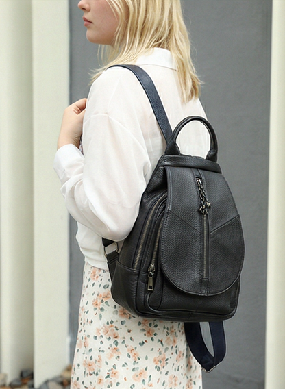 Leder Rucksack "Krokus"